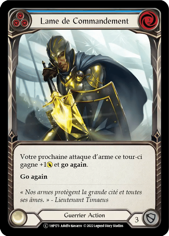 Lame de Commandement — History Pack 1 - Black Label — Flesh and Blood