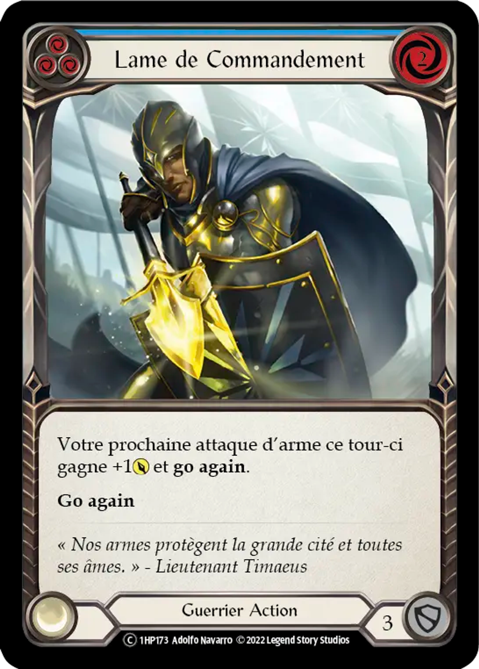 Lame de Commandement — History Pack 1 - Black Label — Flesh and Blood