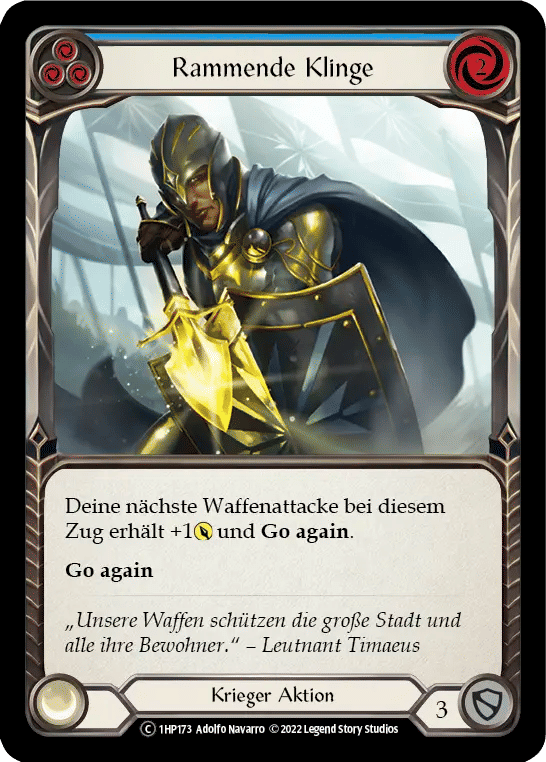 Driving Blade (Blue) — History Pack 1 - Black Label — Flesh and Blood