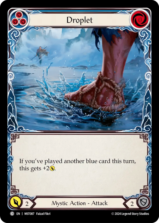 Droplet (Blue) — Part the Mistveil — Flesh and Blood