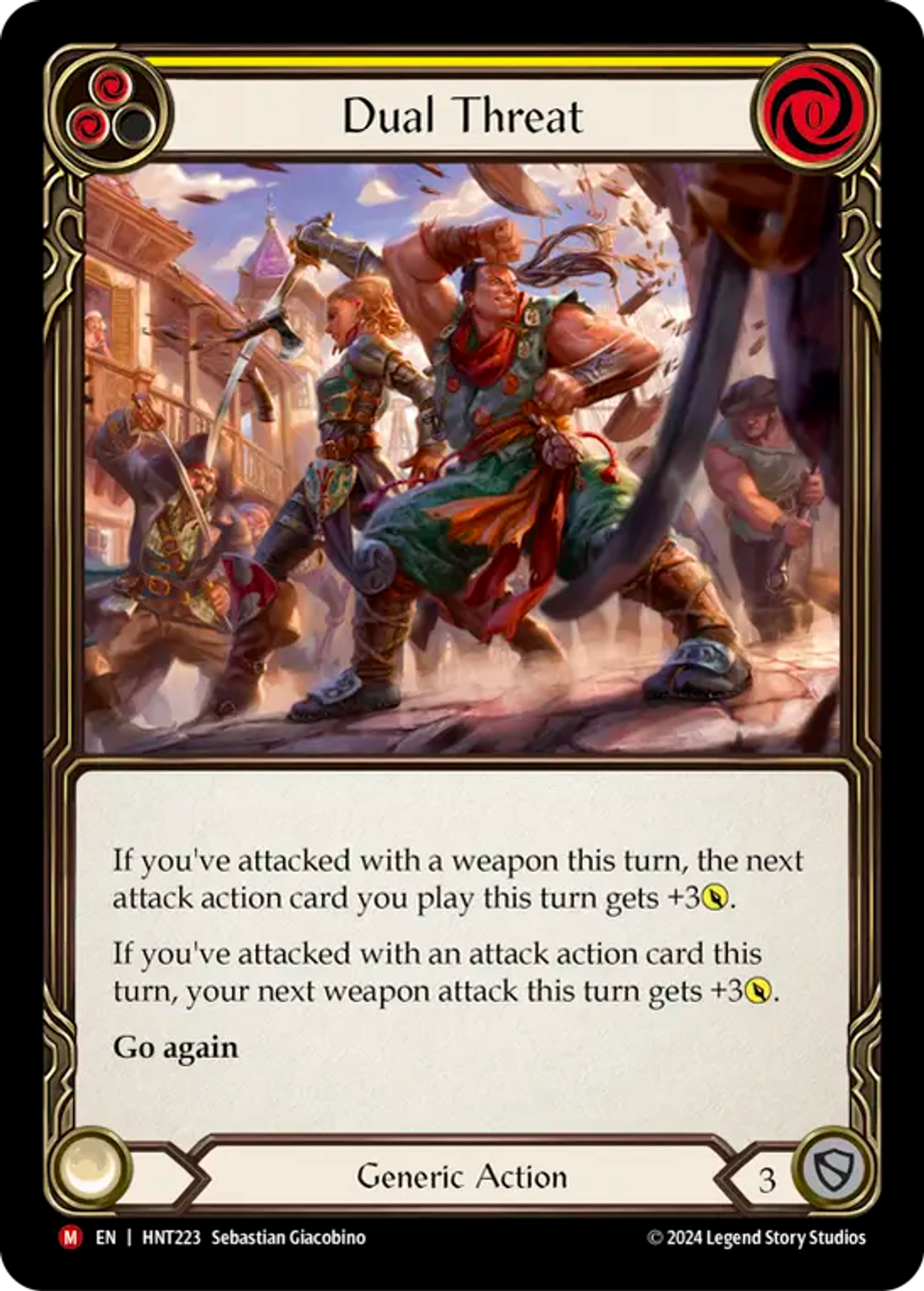 Double menace — The Hunted — Flesh and Blood