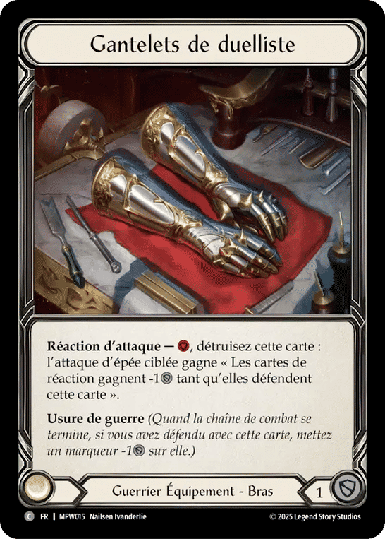 Gantelets de duelliste — Mastery Pack Warrior — Flesh and Blood