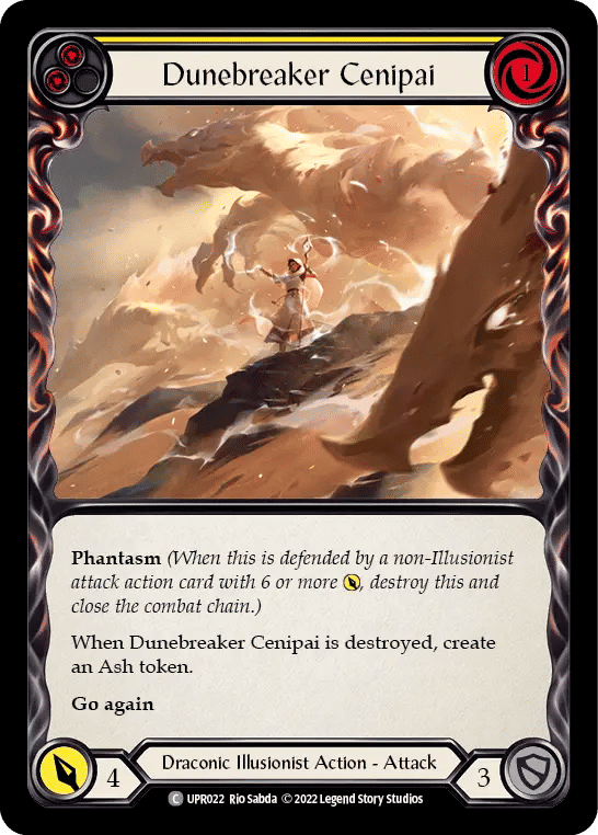 Dunebreaker Cenipai (Yellow) — Uprising — Flesh and Blood