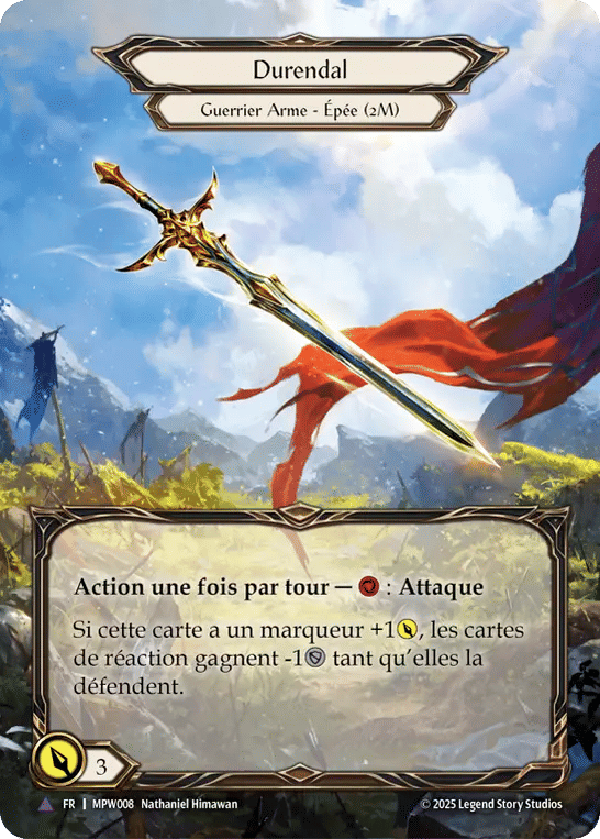Durendal — Mastery Pack Warrior — Flesh and Blood
