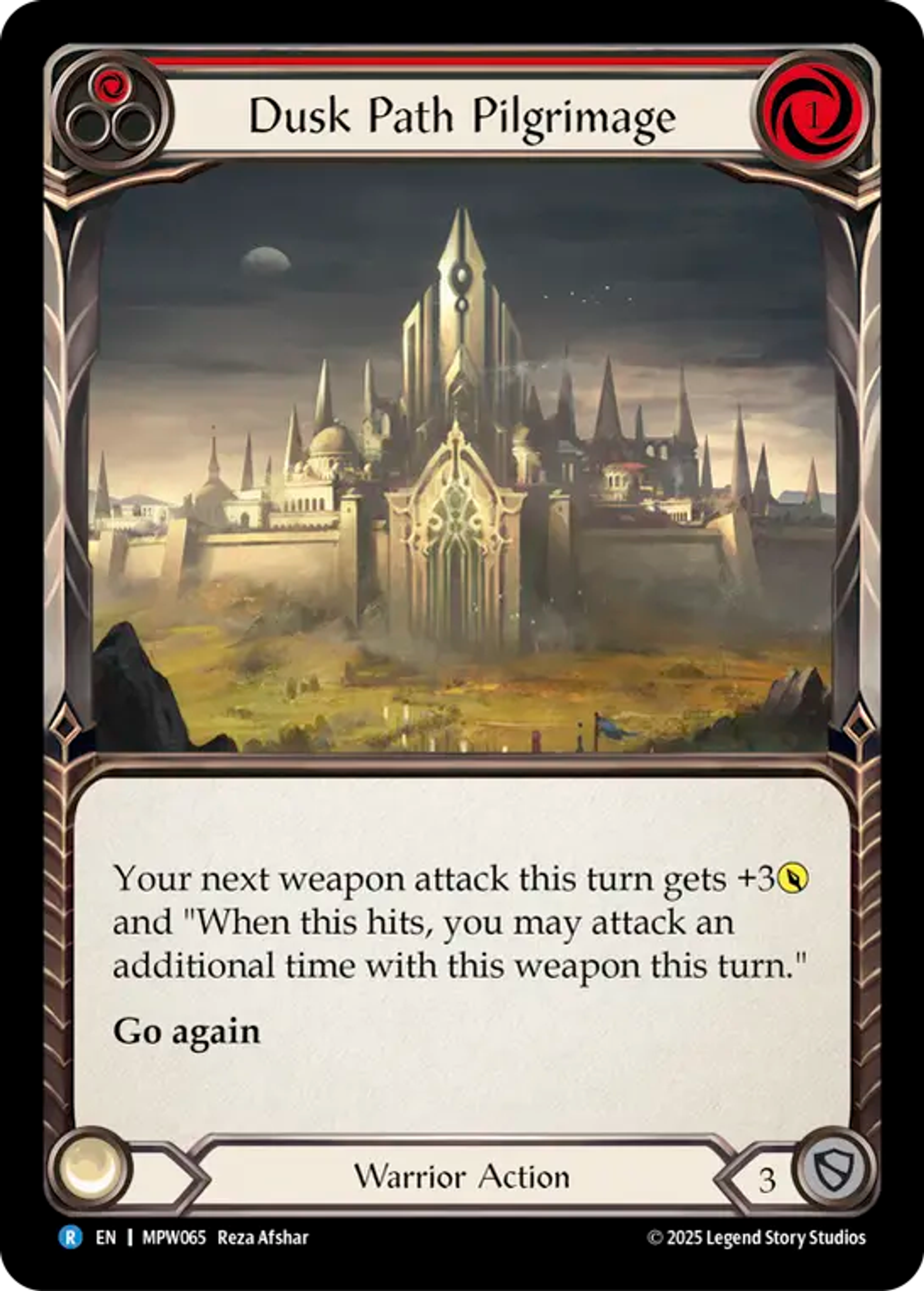 Dusk Path Pilgrimage (Blue) — Mastery Pack Warrior — Flesh and Blood