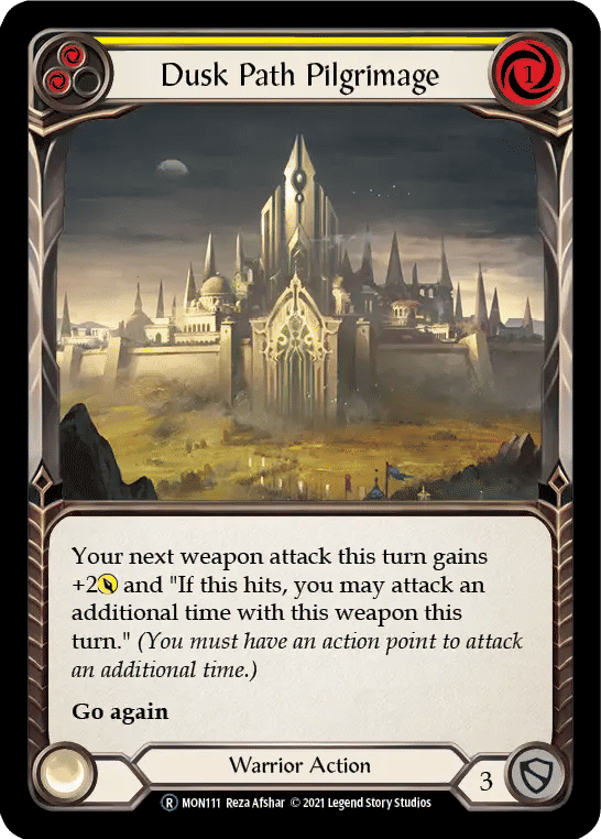 Dusk Path Pilgrimage (Yellow) — Monarch - Unlimited — Flesh and Blood