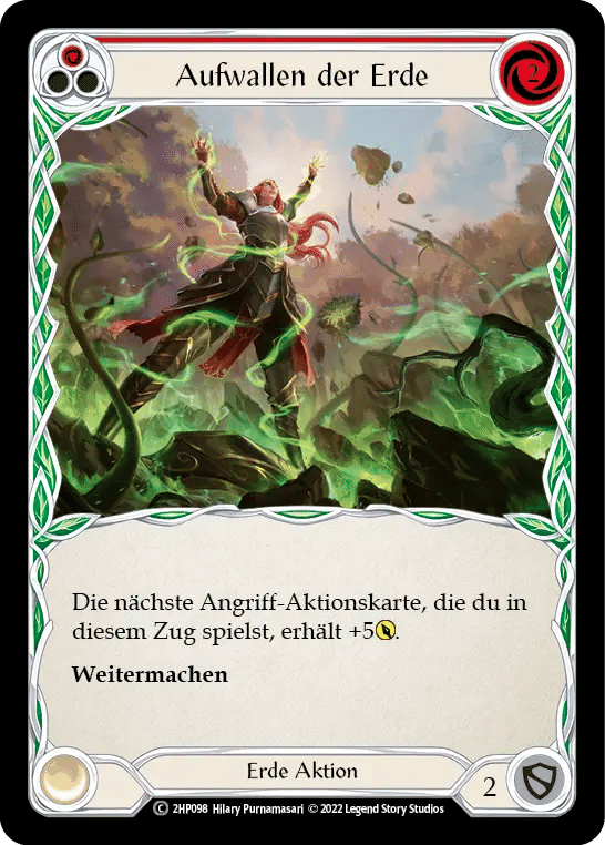 Earthlore Surge (Red) — History Pack 2 - Black Label — Flesh and Blood