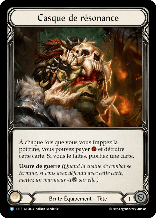 Echo Casque — Armory Deck - Rhinar, Reckless Rampage — Flesh and Blood