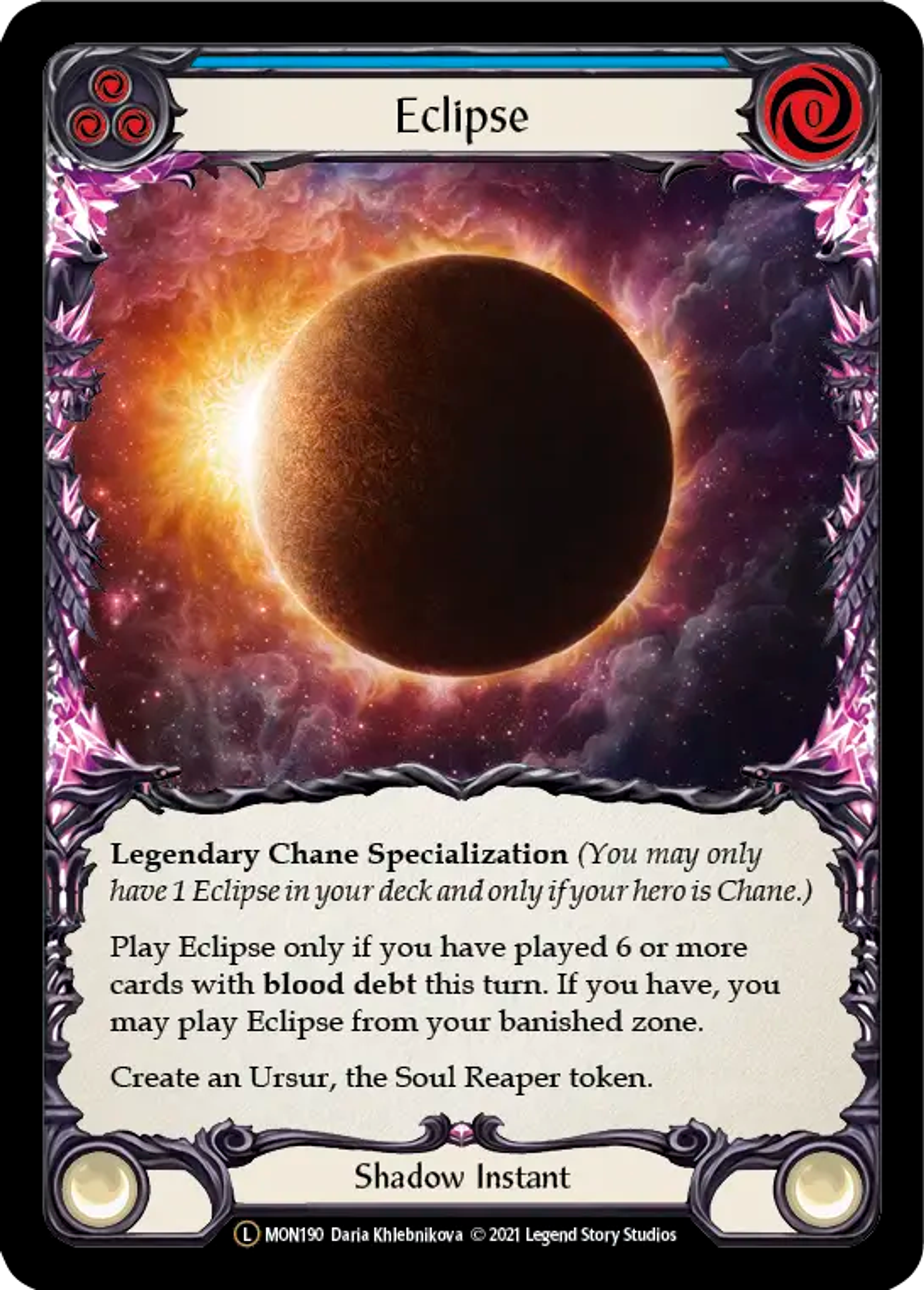Eclipse — Monarch - Unlimited — Flesh and Blood