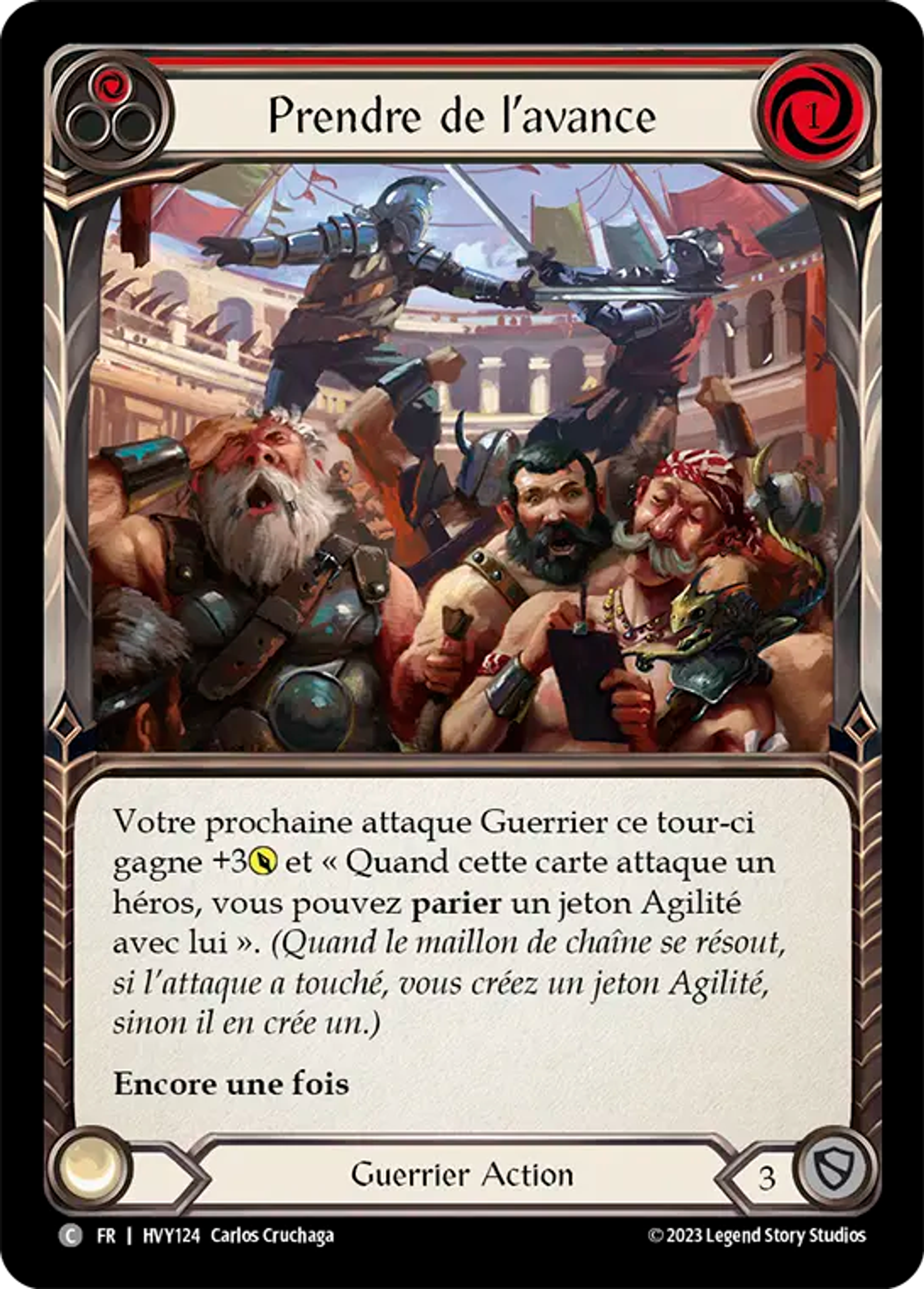 Prendre de l’avance — Heavy Hitters — Flesh and Blood
