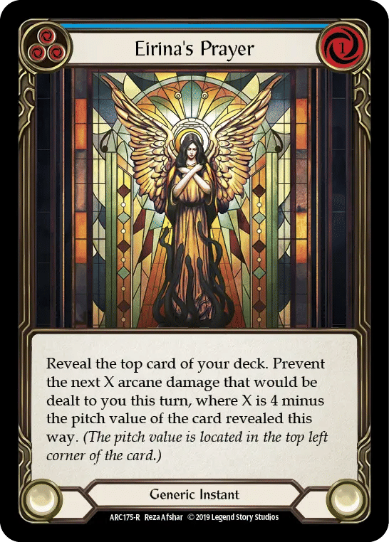 Eirina's Prayer (Blue) — Arcane Rising — Flesh and Blood