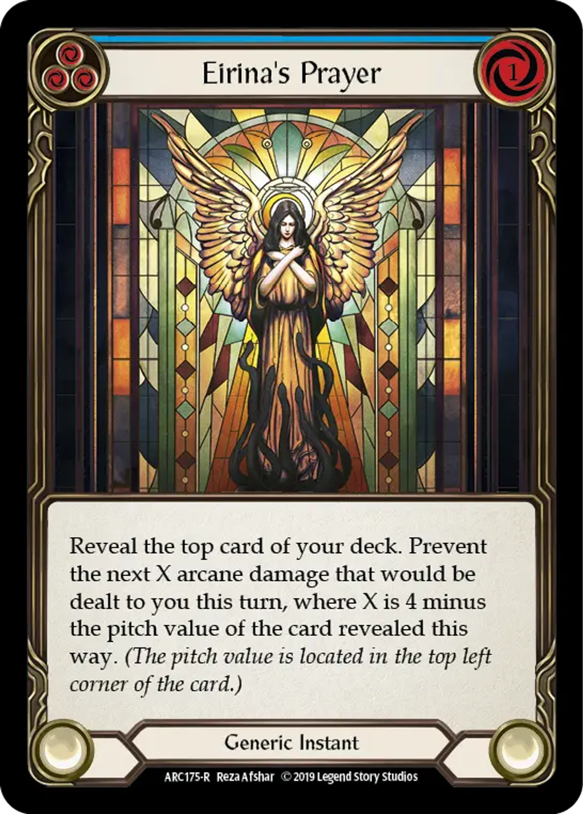 Eirina's Prayer (Blue) — Arcane Rising — Flesh and Blood