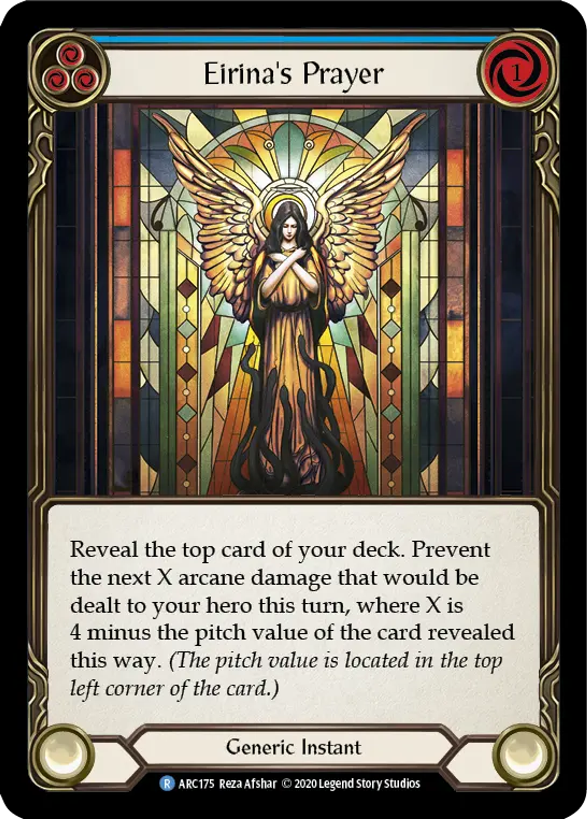 Eirina's Prayer (Blue) — Arcane Rising - Unlimited — Flesh and Blood