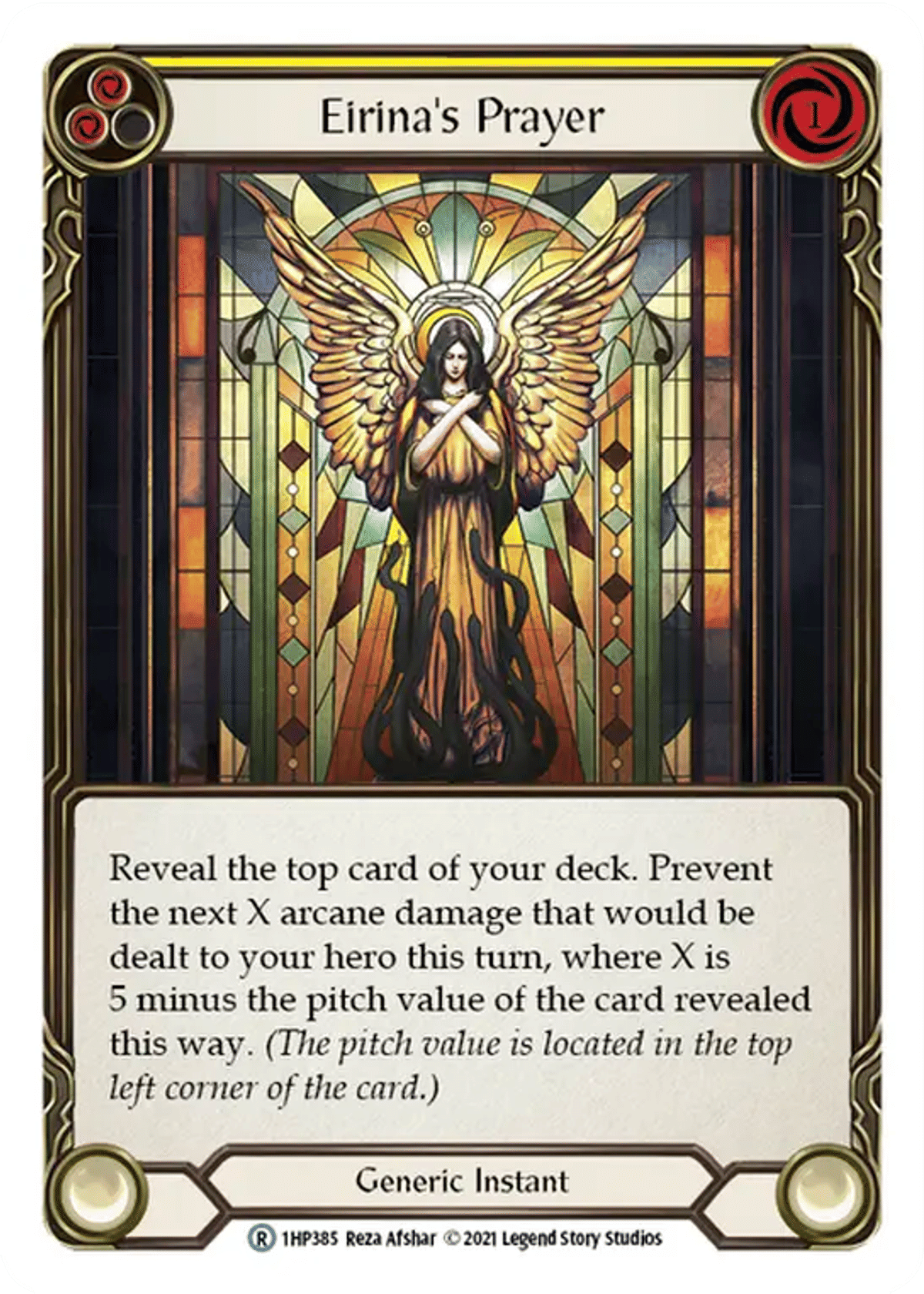 Eirina's Prayer (Yellow) from History Pack 1 - Flesh and Blood