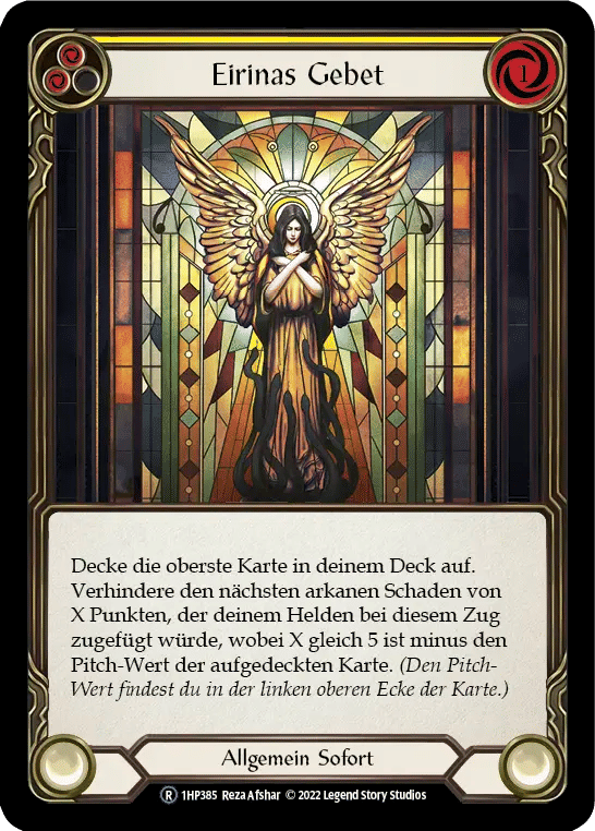 Eirina's Prayer (Yellow) — History Pack 1 - Black Label — Flesh and Blood