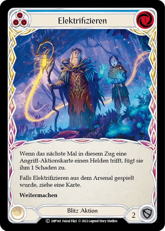 Electrify (Blue) — History Pack 2 - Black Label — Flesh and Blood