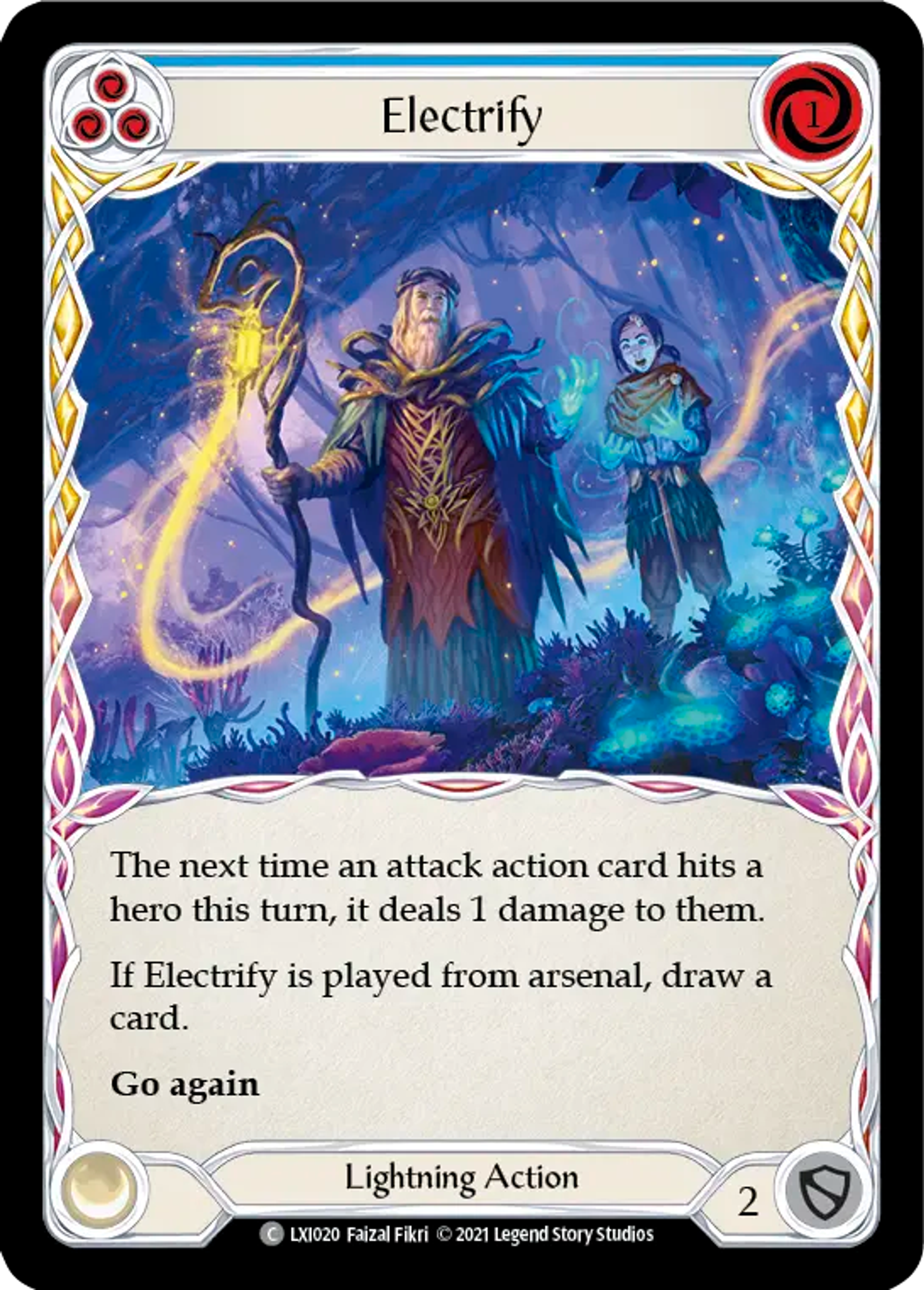 Electrify (Blue) — Lexi - Blitz Deck — Flesh and Blood