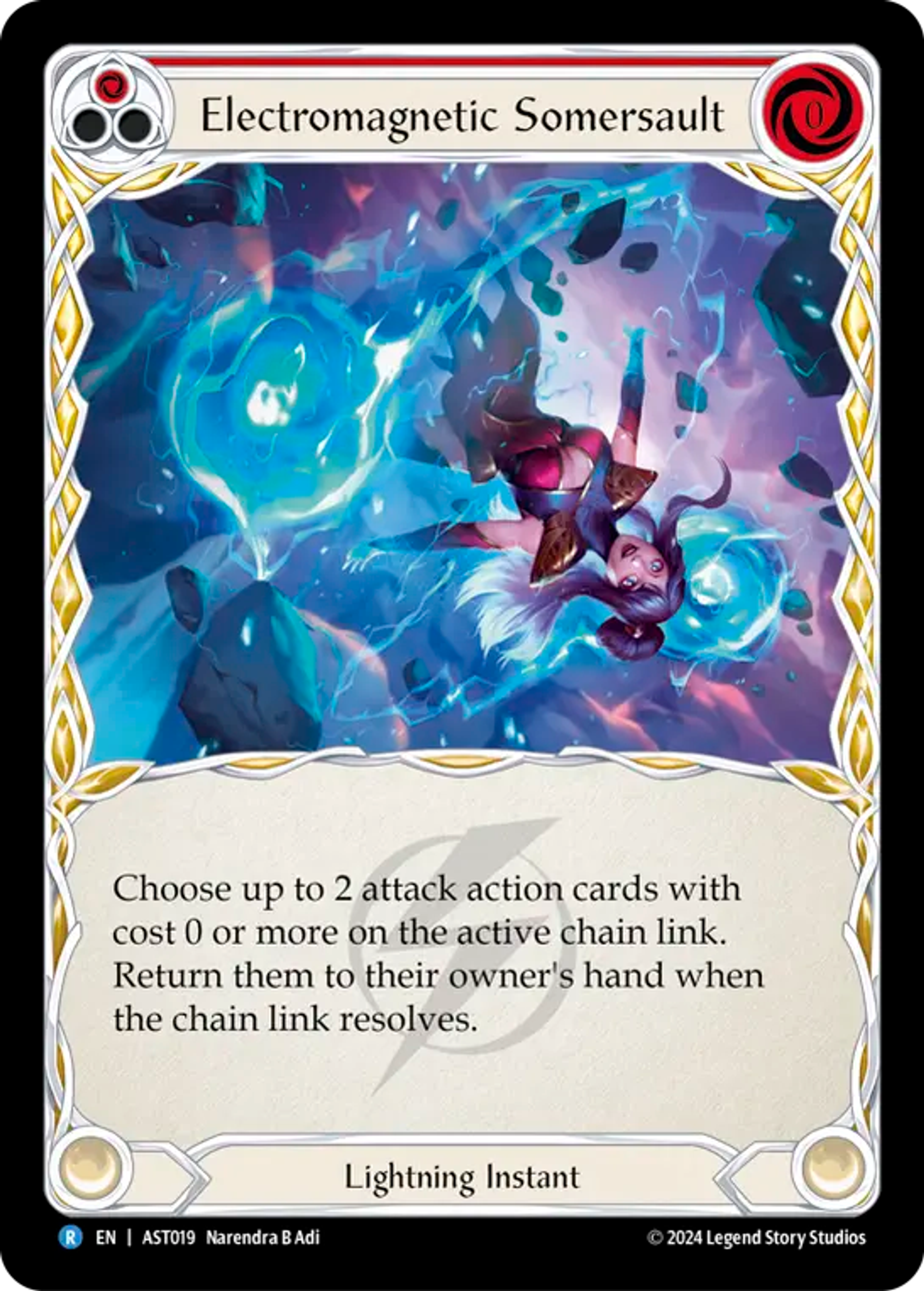 Saut périlleux électromagnétique — Armory Deck - Aurora, Shooting Star — Flesh and Blood