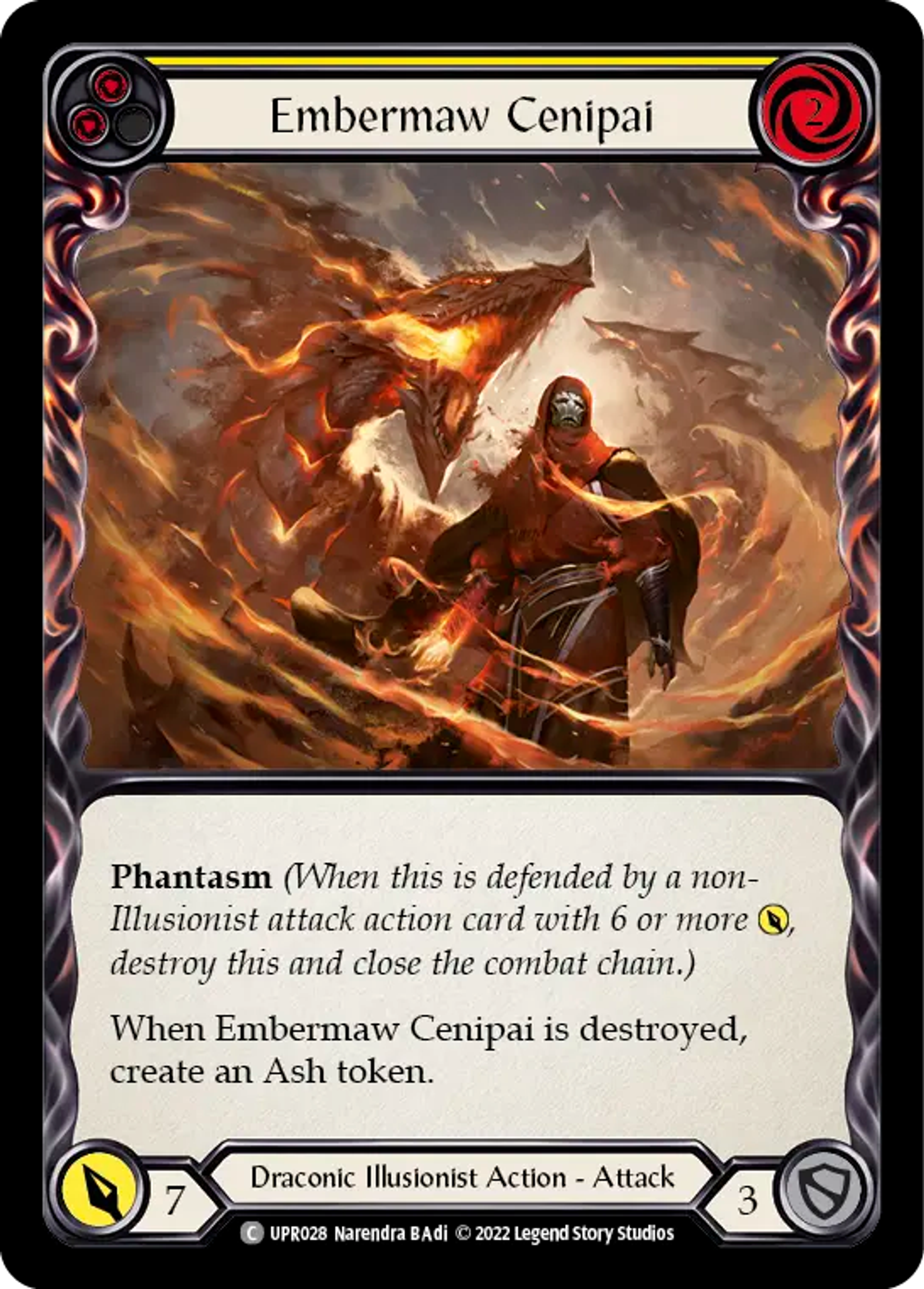 Embermaw Cenipai (Yellow) — Uprising — Flesh and Blood