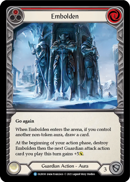 Embolden (Red) — Oldhim - Blitz Deck — Flesh and Blood