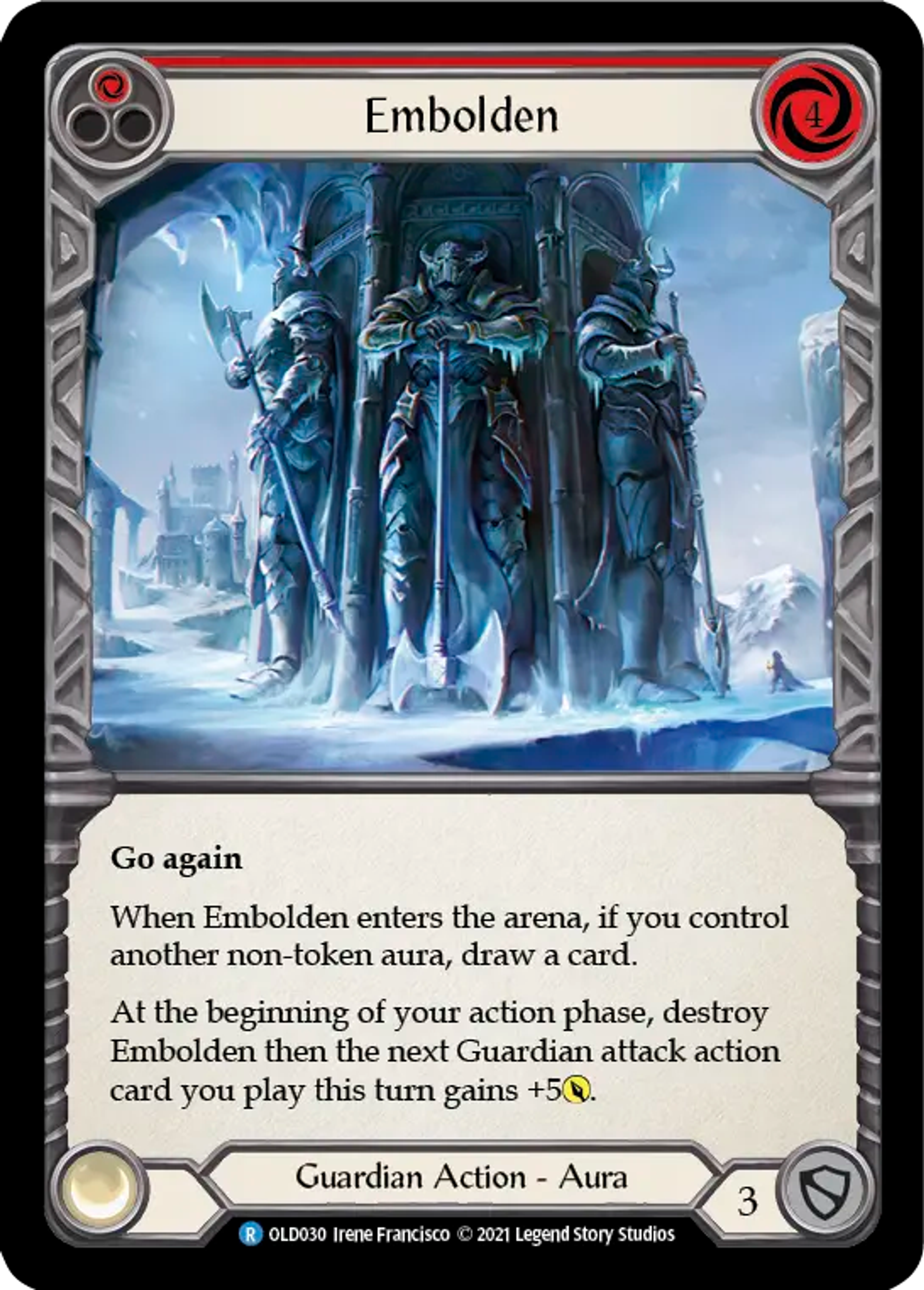 Embolden (Red) — Oldhim - Blitz Deck — Flesh and Blood