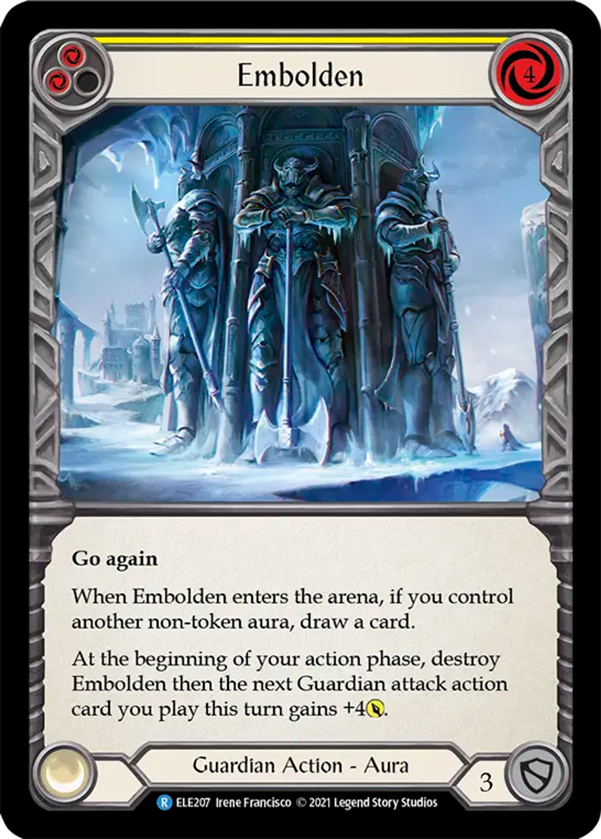Embolden (Yellow) — Tales of Aria — Flesh and Blood