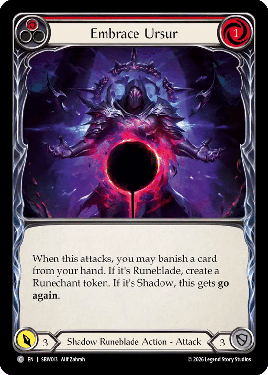 Embrace Ursur (Red) — Silver Age - Viserai, Between Worlds — Flesh and Blood