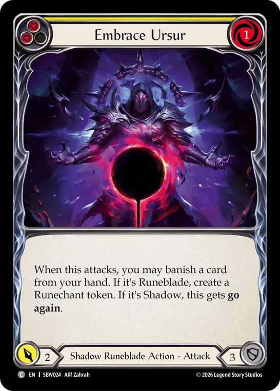 Embrace Ursur (Yellow) — Silver Age - Viserai, Between Worlds — Flesh and Blood