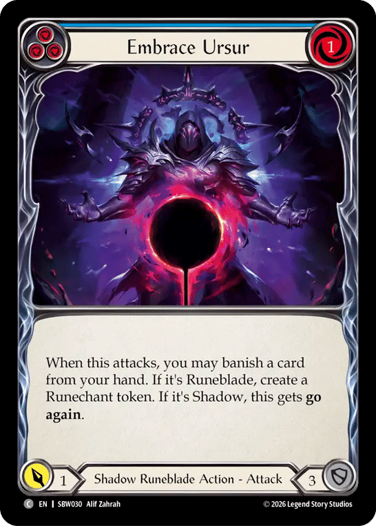 Embrace Ursur (Blue) — Silver Age - Viserai, Between Worlds — Flesh and Blood