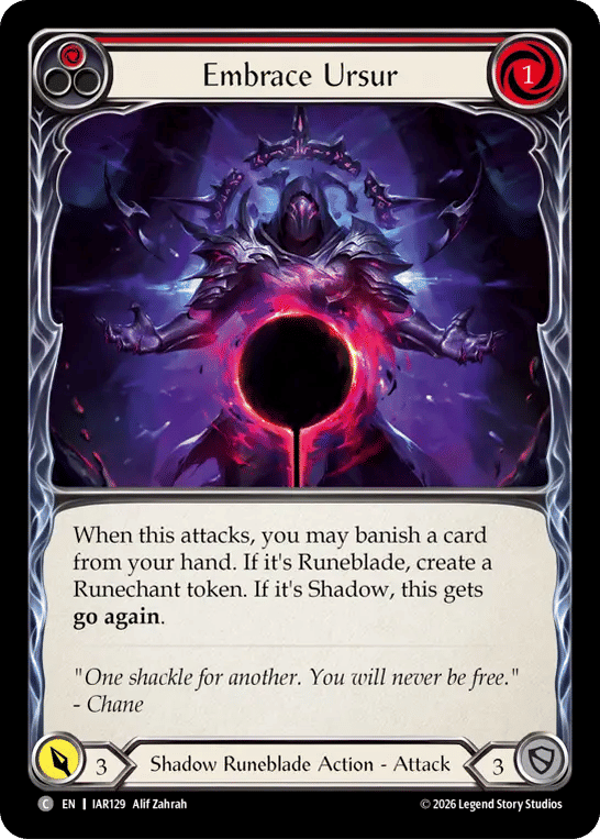 Embrace Ursur (Red) — Usurp the Shadow Throne — Flesh and Blood