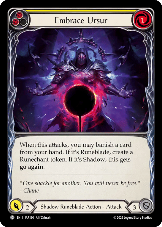 Embrace Ursur (Yellow) — Usurp the Shadow Throne — Flesh and Blood