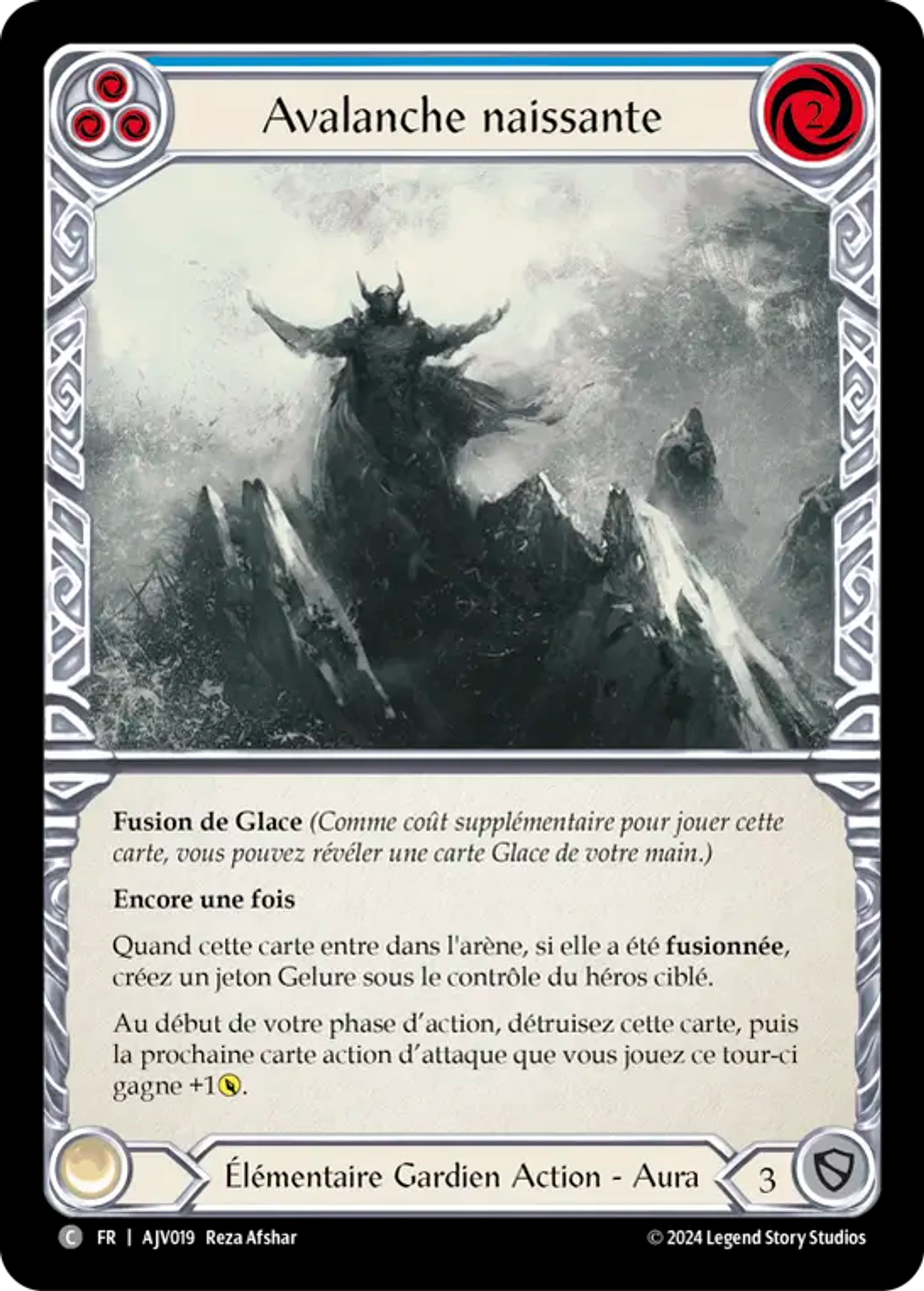 Avalanche naissante — Armory Deck Origins - Jarl Vetreiði — Flesh and Blood