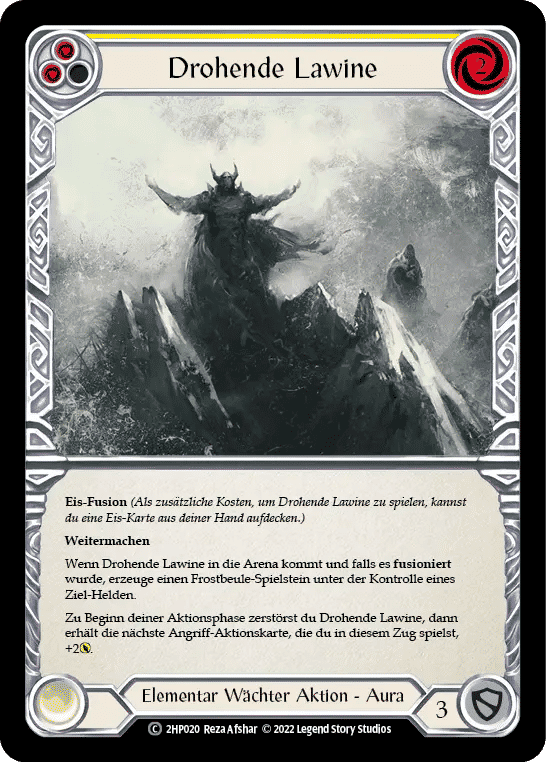 Emerging Avalanche (Yellow) — History Pack 2 - Black Label — Flesh and Blood