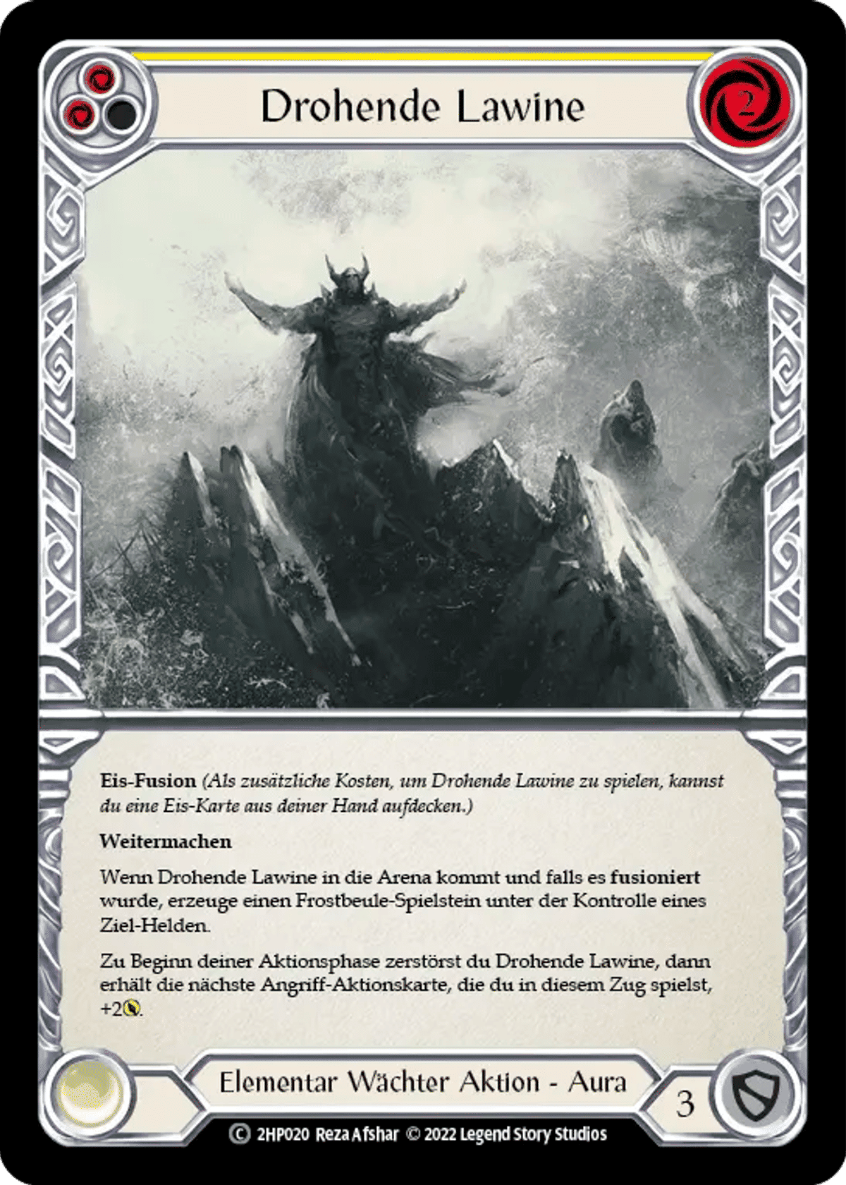 Emerging Avalanche (Yellow) from History Pack 2 - Black Label - Flesh and Blood