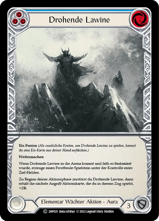 Emerging Avalanche (Blue) — History Pack 2 - Black Label — Flesh and Blood