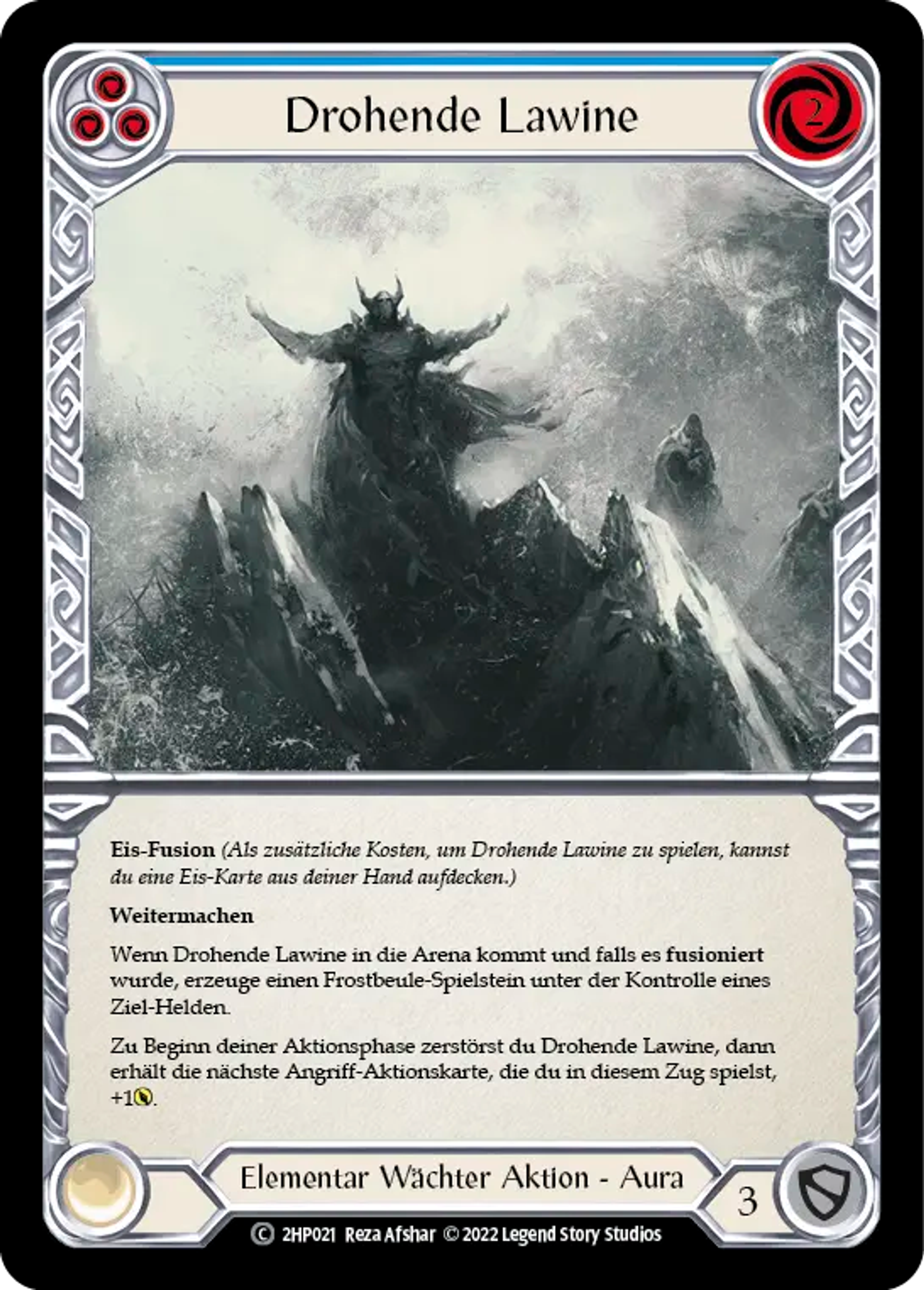Emerging Avalanche (Blue) — History Pack 2 - Black Label — Flesh and Blood