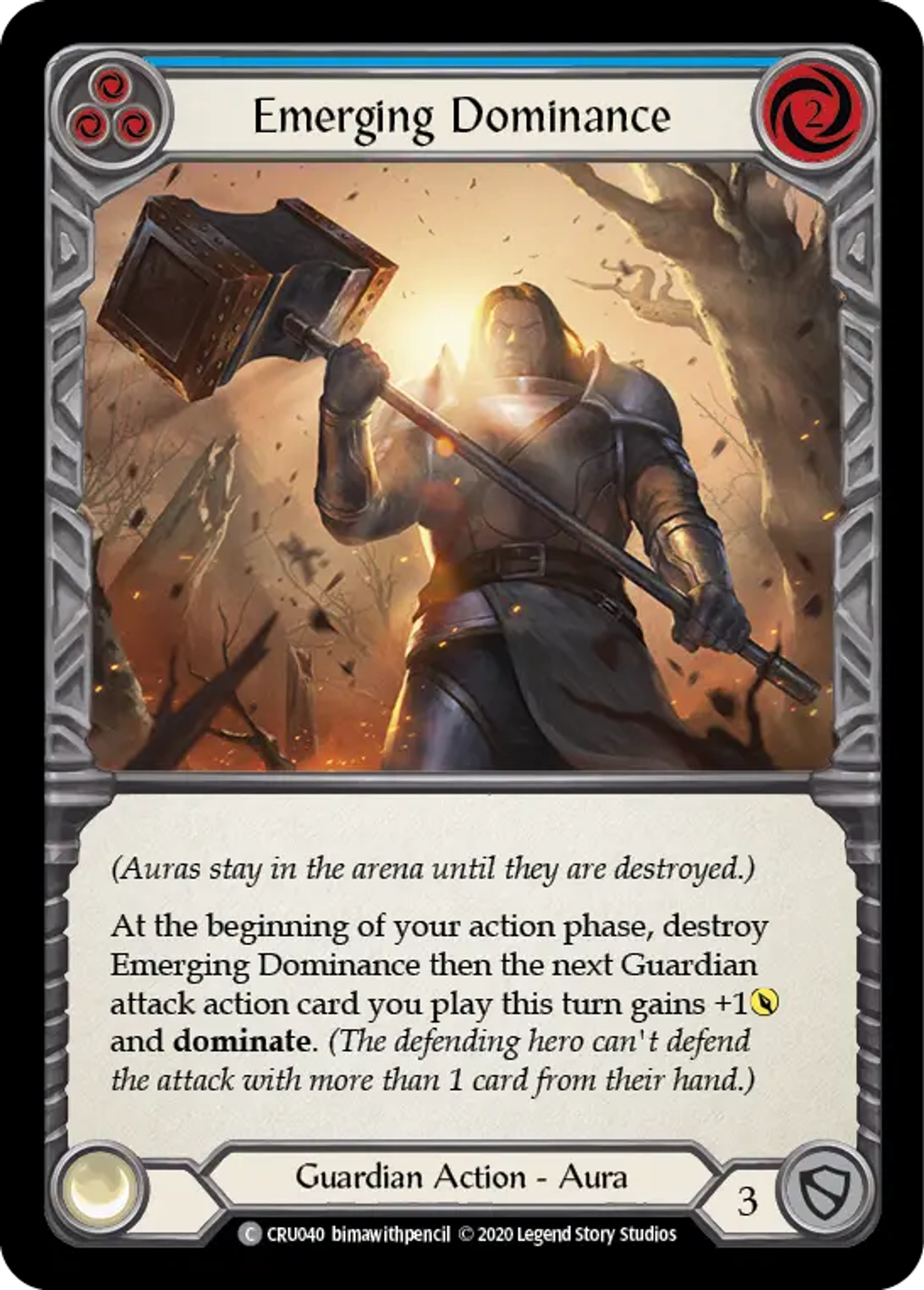 Emerging Dominance (Blue) — Crucible of War — Flesh and Blood