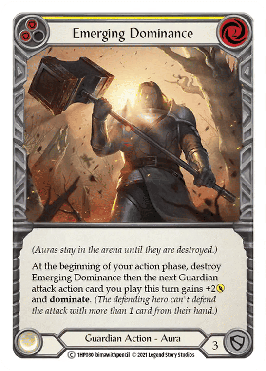 Emerging Dominance (Yellow) — History Pack 1 — Flesh and Blood