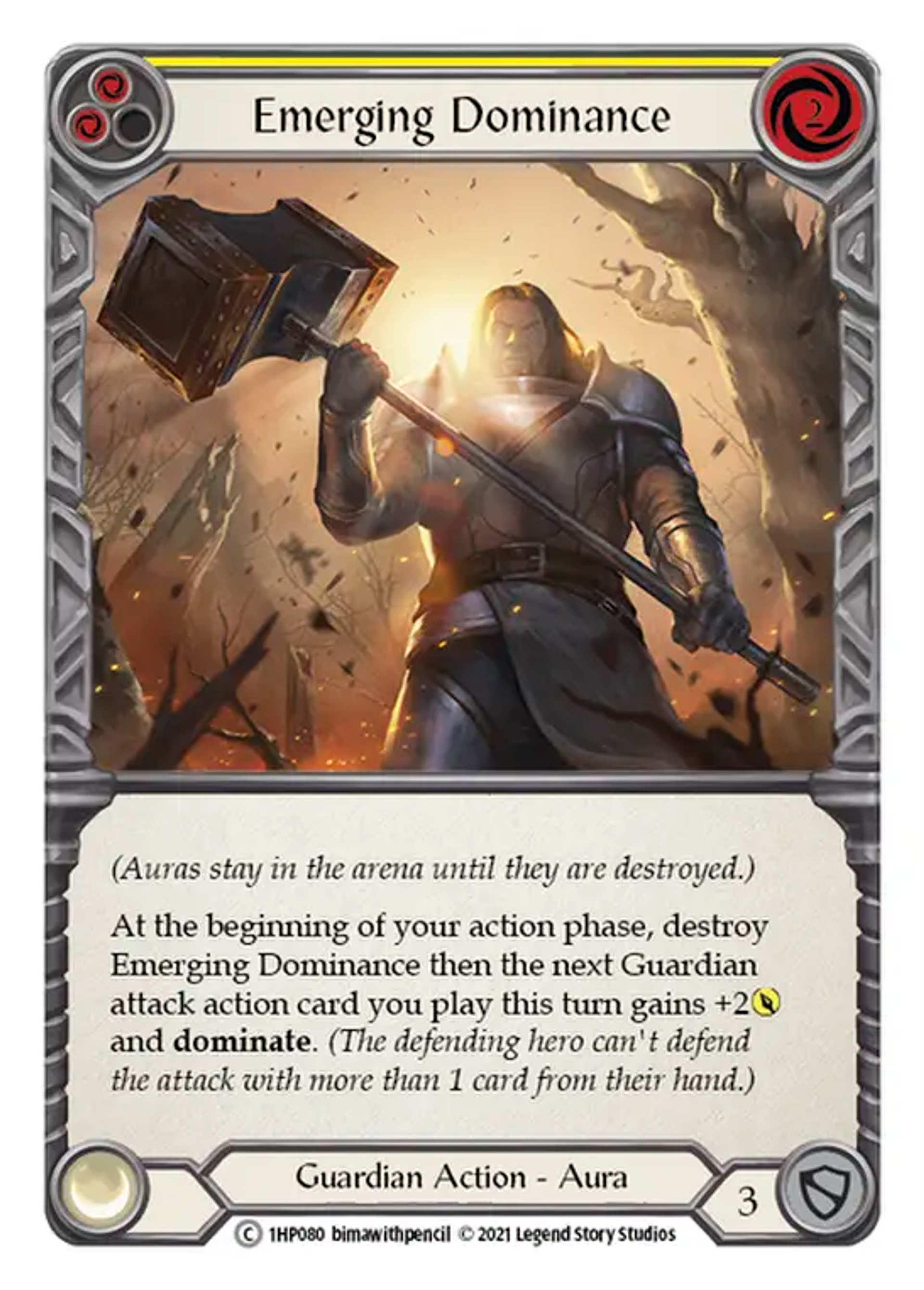 Emerging Dominance (Yellow) — History Pack 1 — Flesh and Blood