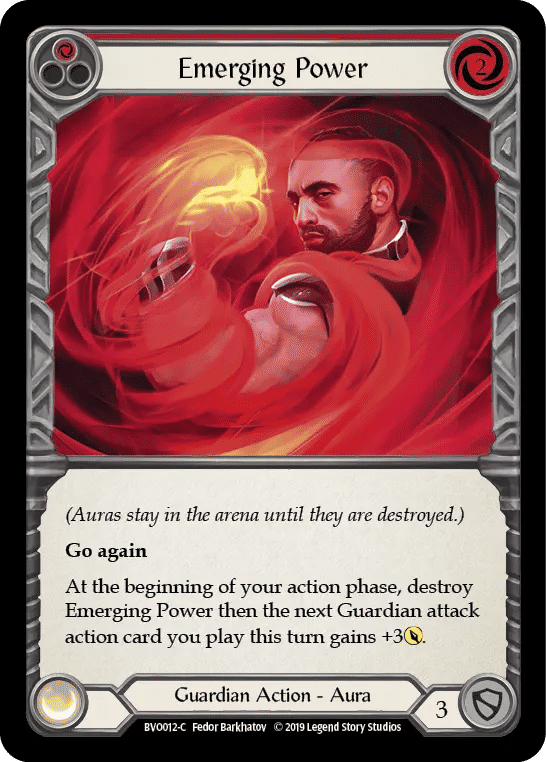 Emerging Power (Red) — Bravo, Showstopper - Hero Deck — Flesh and Blood