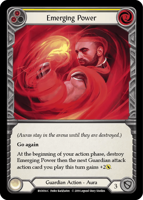 Emerging Power (Yellow) — Bravo, Showstopper - Hero Deck — Flesh and Blood
