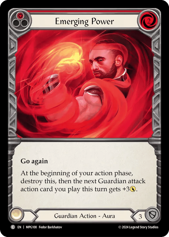 Emerging Power (Red) — Mastery Pack Guardian — Flesh and Blood