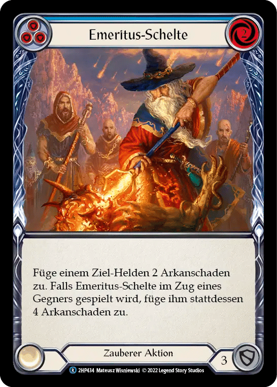 Emeritus Scolding (Blue) — History Pack 2 - Black Label — Flesh and Blood