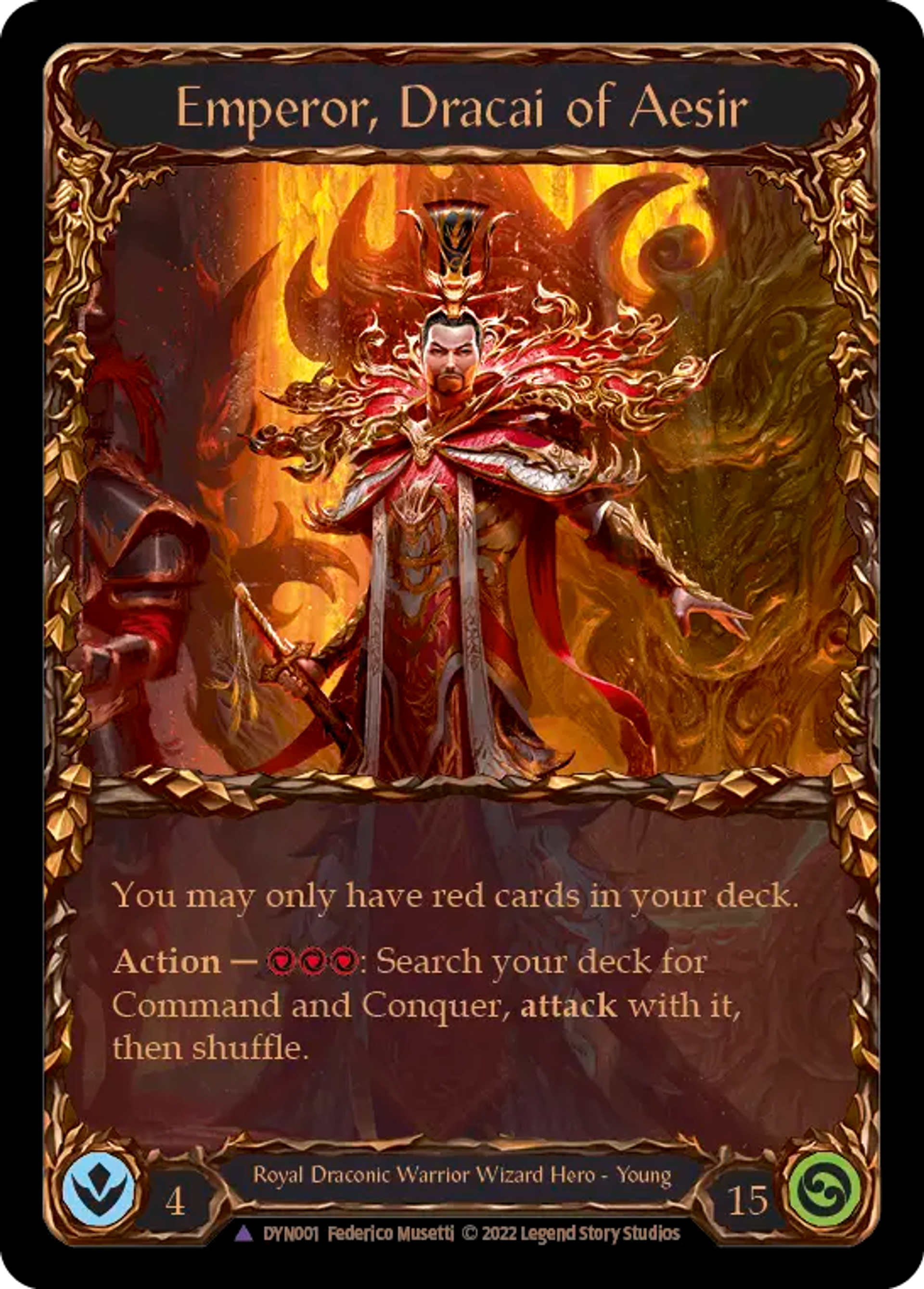 Emperor, Dracai of Aesir — Dynasty — Flesh and Blood