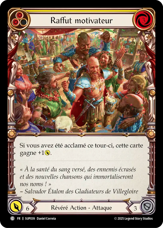 Raffut motivateur — Super Slam — Flesh and Blood