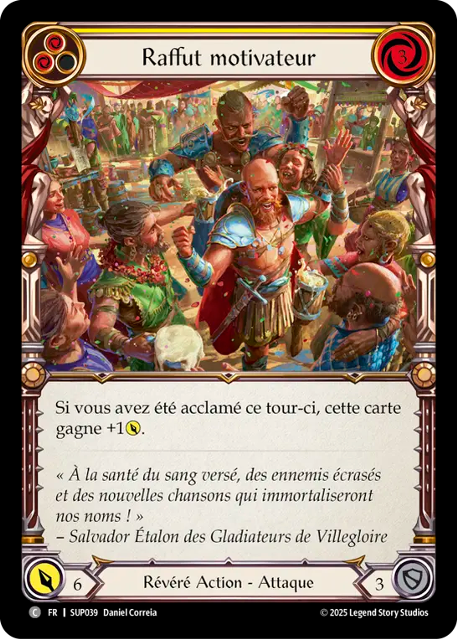Raffut motivateur — Super Slam — Flesh and Blood