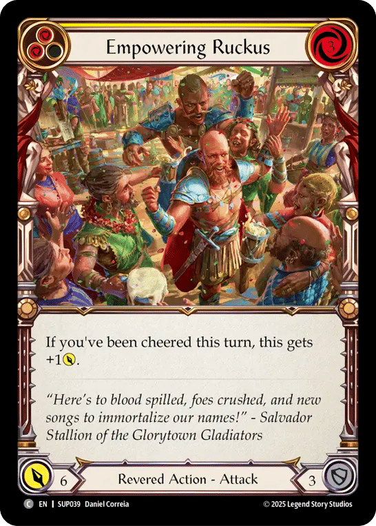 Raffut motivateur — Super Slam — Flesh and Blood
