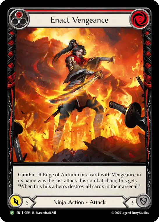 Enact Vengeance — GEM - Pack 4 — Flesh and Blood