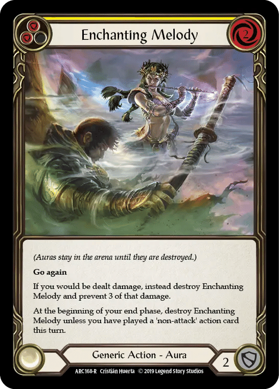 Enchanting Melody (Yellow) — Arcane Rising — Flesh and Blood