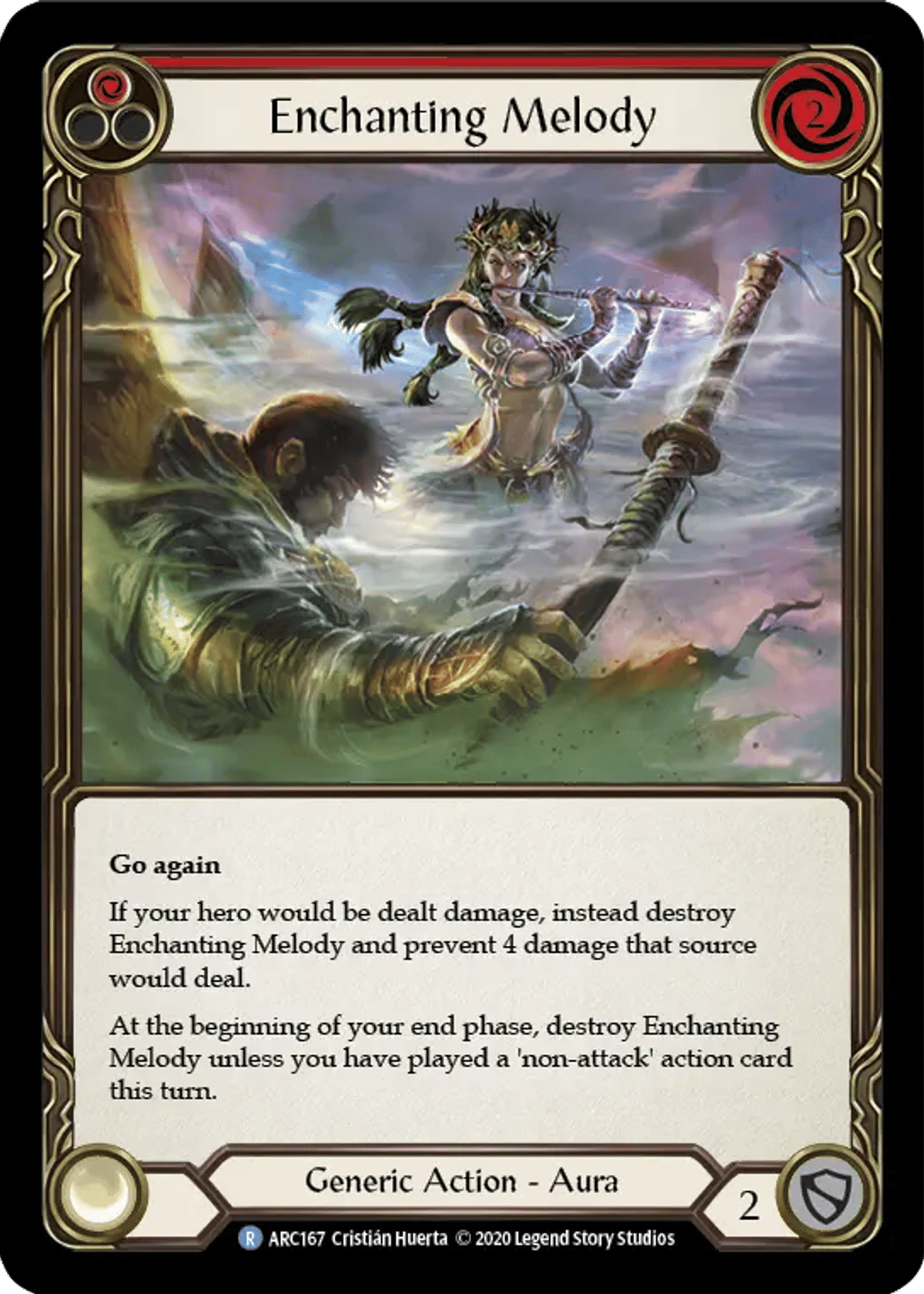 Enchanting Melody (Red) from Arcane Rising - Unlimited - Flesh and Blood
